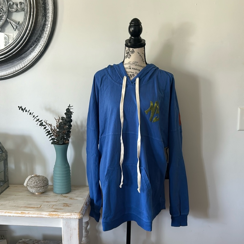 NWT Spirit Jersey New York Authentic Oversized Hoodie Unisex sz. XL